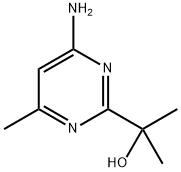 2-(4-Amino-6-methylpyrimidin-2-yl)propan-2-ol 구조식 이미지