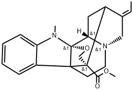 1,2-Dihydro-1-methyl-2β,16-(epoxymethano)akuammilan-17-oic acid methyl ester 구조식 이미지