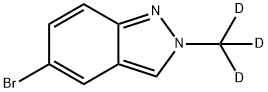 5-Bromo-2-(methyl-d3)-2H-indazole Structure