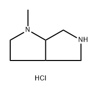1-Methyloctahydropyrrolo[3,4-b]pyrrole hydrochloride 구조식 이미지