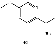 1-(5-methoxypyridin-2-yl)ethan-1-amine hydrochloride Structure