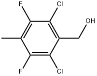 2,6-Dichloro-3,5-difluoro-4-methylbenzenemethanol Structure