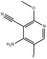 4-Amino-5-fluoro-2-methoxynicotinonitrile Structure