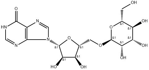 Inosine,5'-O-a-D-mannopyranosyl-(9CI) Structure