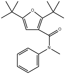 2,5-di-tert-butyl-N-methyl-N-phenylfuran-3-carboxamide Structure