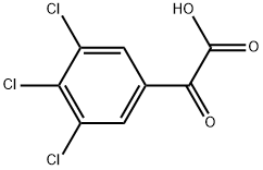 2-oxo-2-(3,4,5-trichlorophenyl)acetic acid Structure