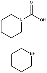 1-Piperidinecarboxylic acid, compd. with piperidine (1:1) Structure