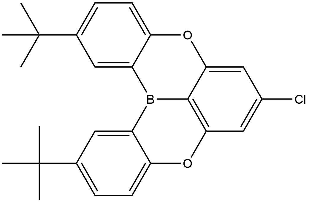 [1,4]Benzoxaborino[2,3,4-kl]phenoxaborin, 7-chloro-2,12-bis(1,1-dimethylethyl)- Structure