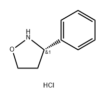 Isoxazolidine, 3-phenyl-, hydrochloride (1:1), (3S)- Structure