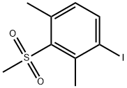 1-Iodo-2,4-dimethyl-3-(methylsulfonyl)benzene Structure