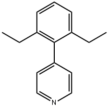 4-(2,6-Diethylphenyl)pyridine Structure