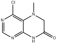 4-Chloro-5-methyl-5,8-dihydropteridin-7(6H)-one Structure