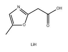 Lithium 2-(5-methyloxazol-2-yl)acetate 구조식 이미지