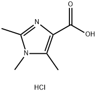 1H-Imidazole-4-carboxylic acid, 1,2,5-trimethyl-, hydrochloride (1:1) Structure