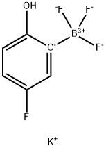 Potassium trifluoro(5-fluoro-2-hydroxyphenyl)borate Structure