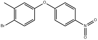 1-Bromo-2-methyl-4-(4-nitrophenoxy)benzene Structure