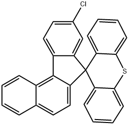 9-Chlorospiro[7H-benzo[c]fluorene-7,9′-[9H]thioxanthene] Structure