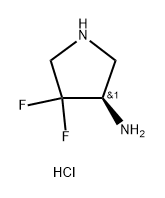 (R)-4,4-difluoropyrrolidin-3-amine hydrochloride Structure