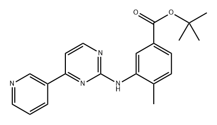 Tert-butyl 4-methyl-3-((4-(pyridin-3-yl)pyrimidin-2-yl)amino)benzoate Structure