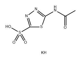 5-(Acetylamino)-1,3,4-thiadiazole-2-sulfonic Acid Potassium SaltQ: What is 
5-(Acetylamino)-1,3,4-thiadiazole-2-sulfonic Acid Potassium Salt Q: What is the CAS Number of 
5-(Acetylamino)-1,3,4-thiadiazole-2-sulfonic Acid Potassium Salt 구조식 이미지