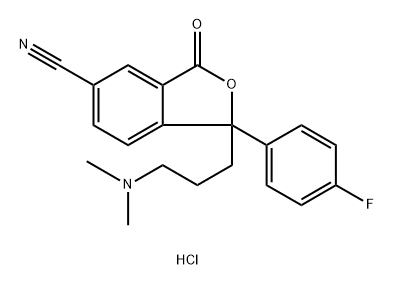 Citalopram EP Impurity C-HCL Structure