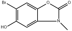 6-Bromo-5-hydroxy-3-methylbenzo[d]oxazol-2(3H)-one Structure