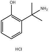 2-(2-aminopropan-2-yl)phenol hydrochloride Structure