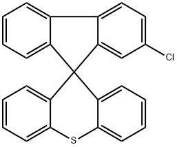 2-Chlorospiro[9H-fluorene-9,9′-[9H]thioxanthene] Structure