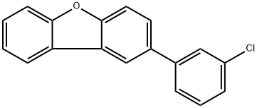 2-(3-chlorophenyl)dibenzo[b,d]furan Structure