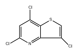 3,5,7-Trichlorothieno[3,2-b]pyridine Structure