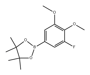 2-(3-Fluoro-4,5-dimethoxyphenyl)-4,4,5,5-tetramethyl-1,3,2-dioxaborolane Structure