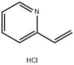 Pyridine, 2-ethenyl-, hydrochloride (1:1) 구조식 이미지