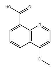 4-methoxyquinoline-8-carboxylic acid 구조식 이미지