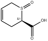 2H-Thiopyran-2-carboxylicacid,3,6-dihydro-,1-oxide,(1R,2S)-rel-(-)-(9CI) Structure