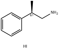 Benzeneethanamine, β-methyl-, hydriodide (1:1), (βR)- Structure