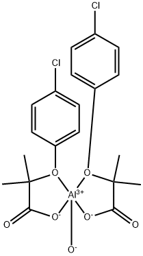 ALUMINUM CLOFIBRATE 구조식 이미지