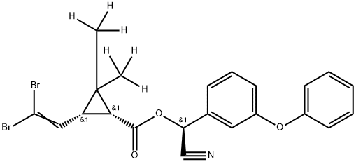 Deltamethrin D6 구조식 이미지