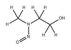 Ethan-1,1,2,2-d4-ol, 2-(methyl-d3-nitrosoamino)- Structure