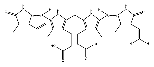 BILIRUBIN (CHEMICAL PURITY 97%)(D4, ~70-80%) 구조식 이미지