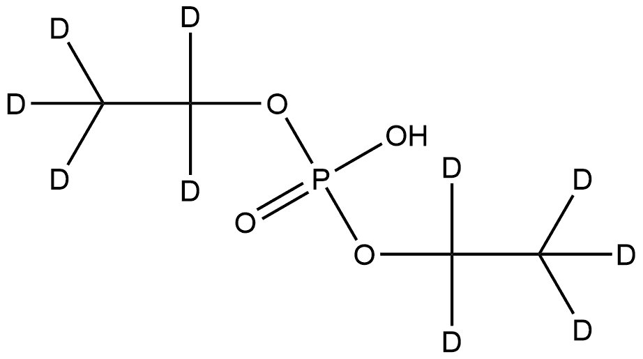 Diethyl-d10 Phosphate Structure