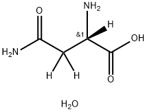 L-ASPARAGINE:H2O (2,3,3-D3, 94%) Structure