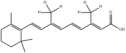 Retinoic-19,19,19,20,20,20-d6 acid Structure