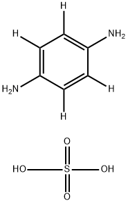 1,4-Benzene-2,3,5,6-d4-diamine, sulfate (1:1) Structure