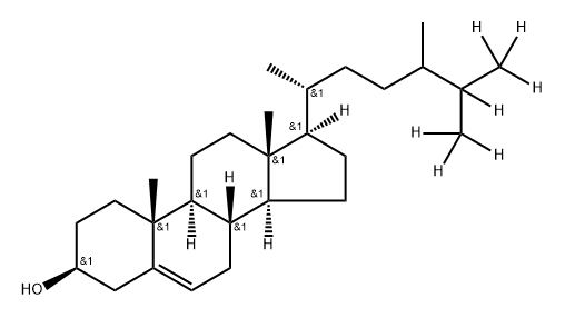 CAMPESTEROL (D7, 98%)  MIX OF DIASTEREOMER Structure