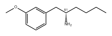 Benzeneethanamine, α-butyl-3-methoxy-, (αS)- Structure