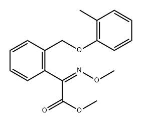 Benzeneacetic acid, α-(methoxyimino)-2-[(2-methylphenoxy)methyl]-, methyl ester, (αZ)- Structure