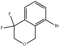 8-bromo-4,4-difluoroisochromane 구조식 이미지