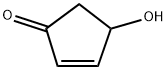 2-Cyclopenten-1-one, 4-hydroxy-, homopolymer Structure