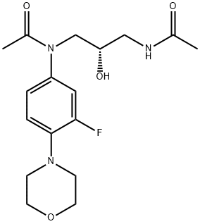 (S)-N-(3-acetamido-2-hydroxypropyl)-N-(3-fluoro-4-morpholinophenyl)acetamide Structure