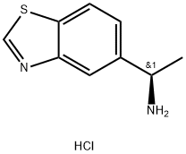 (R)-1-(benzo[d]thiazol-5-yl)ethan-1-amine hydrochloride Structure